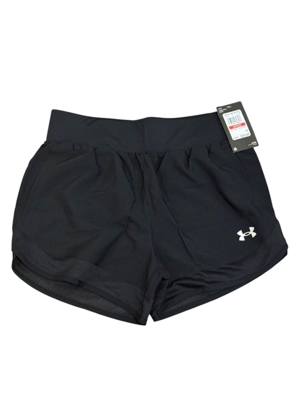 Under Armour Womens Black Woven Training Shorts XS Loose Fit New With Tags